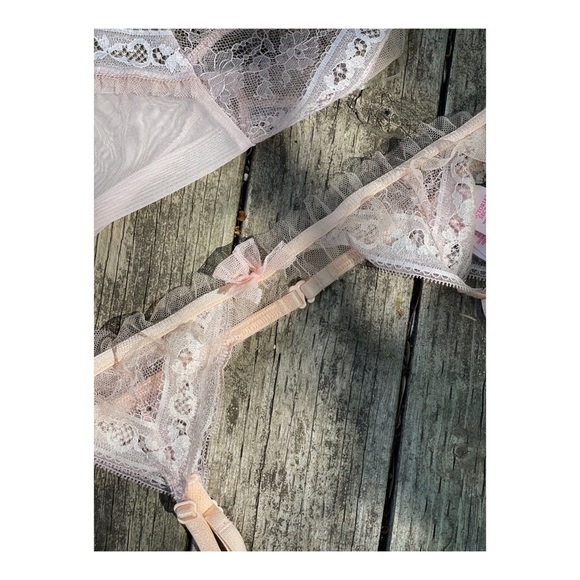 Victoria’s Secret Bodysuit & Garter Matching Lace - Picture 9 of 14